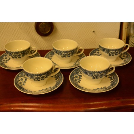 (n-3973/1) Bavaria Marktleuthen Winterling, Caracolor, kohvitassid-taldrikud, 5tk