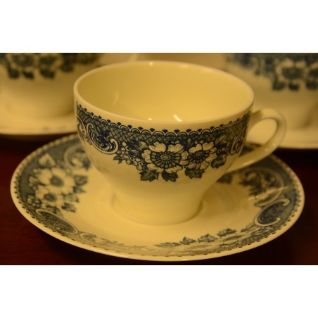 (n-3973/1) Bavaria Marktleuthen Winterling, Caracolor, kohvitassid-taldrikud, 5tk