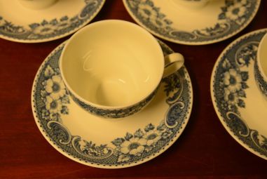 (n-3973/1) Bavaria Marktleuthen Winterling, Caracolor, kohvitassid-taldrikud, 5tk