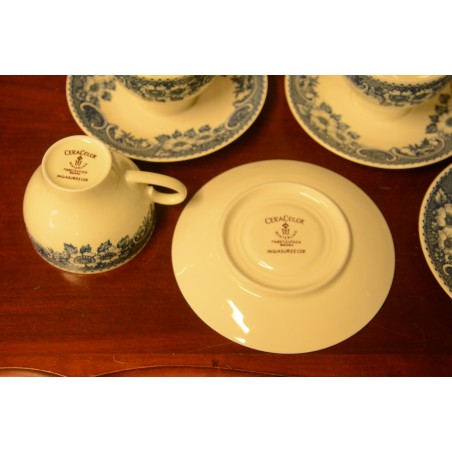 (n-3973/1) Bavaria Marktleuthen Winterling, Caracolor, kohvitassid-taldrikud, 5tk