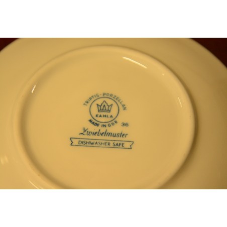 (n-3989/2) Triptis Porzellan Zwiebelmuster, sibulamustriga kohvitassid-taldrikud, 2tk