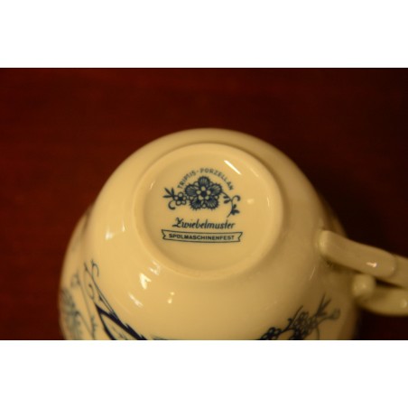 (n-3989/2) Triptis Porzellan Zwiebelmuster, sibulamustriga kohvitassid-taldrikud, 2tk