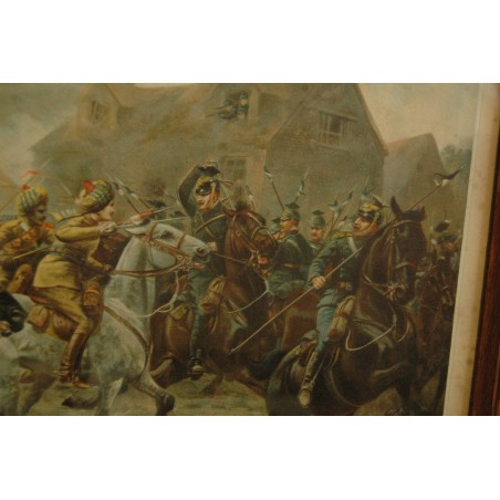 (4-P09) Vana sõja teemaline trükipilt