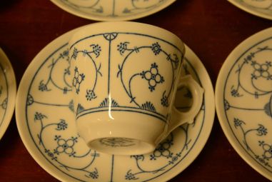 (n-4049/3) Jäger Eisenberg Original Blau Saks, kohvitassid-taldrikud, 6tk