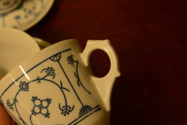 (n-4049/3) Jäger Eisenberg Original Blau Saks, kohvitassid-taldrikud, 6tk