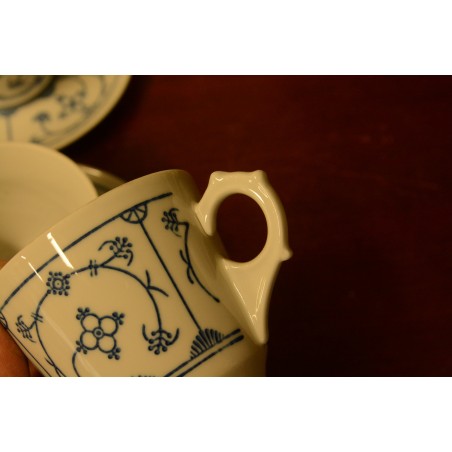 (n-4049/3) Jäger Eisenberg Original Blau Saks, kohvitassid-taldrikud, 6tk