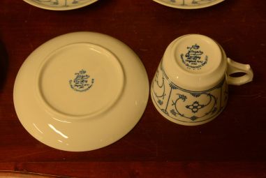 (n-4049/3) Jäger Eisenberg Original Blau Saks, kohvitassid-taldrikud, 6tk