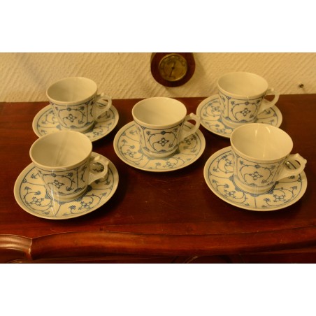 (n-4049/3) Jäger Eisenberg Original Blau Saks, kohvitassid-taldrikud, 6tk