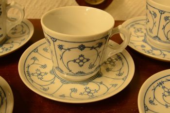 (n-4049/3) Jäger Eisenberg Original Blau Saks, kohvitassid-taldrikud, 6tk 2