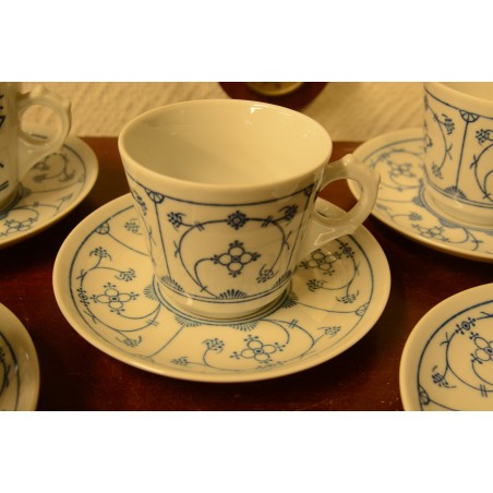 (n-4049/3) Jäger Eisenberg Original Blau Saks, kohvitassid-taldrikud, 6tk