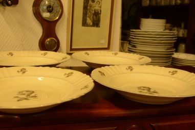 (n-4107/4) Bohemia, Royal Ivory, Gudetenland, supi-pastataldrikud, 4tk