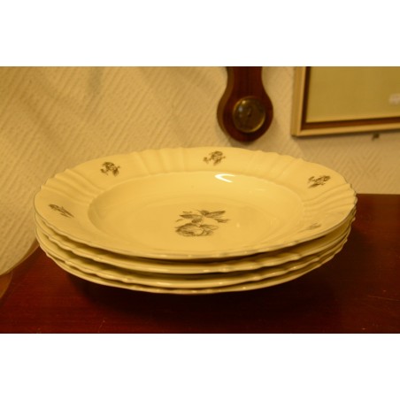 (n-4107/4) Bohemia, Royal Ivory, Gudetenland, supi-pastataldrikud, 4tk