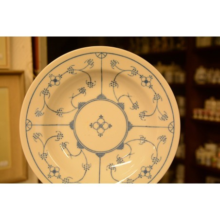 (n-4124/1)  Jäger Eisenberg Original Blau Saks, õlelillemustriga supi-pastataldrikud, 4tk