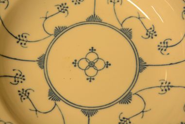 (n-4124/1)  Jäger Eisenberg Original Blau Saks, õlelillemustriga supi-pastataldrikud, 4tk