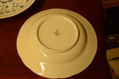 (n-4126/1) Bavaria Winterling Schwarzenbach, õlelillemustriga supi-pastataldrikud, 4tk