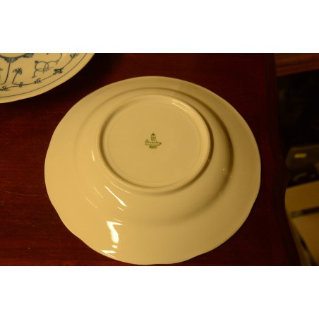 (n-4126/1) Bavaria Winterling Schwarzenbach, õlelillemustriga supi-pastataldrikud, 4tk