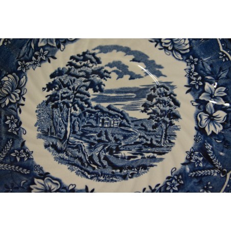 (n-4147) Staffordshire Barrats, Old Castle, puljongitassid-taldrikud, 3tk