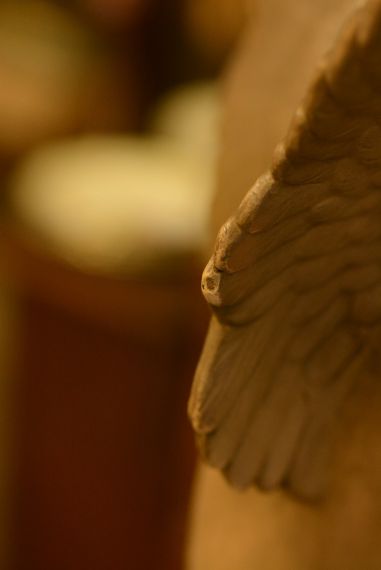 (7-579) Suur ingli kuju, signeeringuga