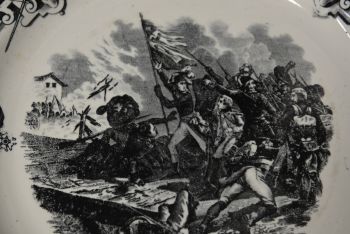 (n-4169) Boch Freres Keramis, Napoleoni taldrik 2