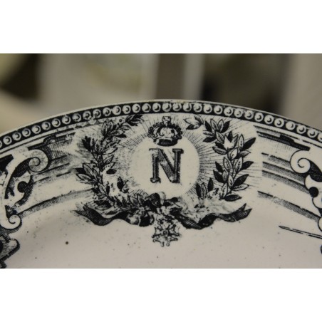 (n-4169) Boch Freres Keramis, Napoleoni taldrik