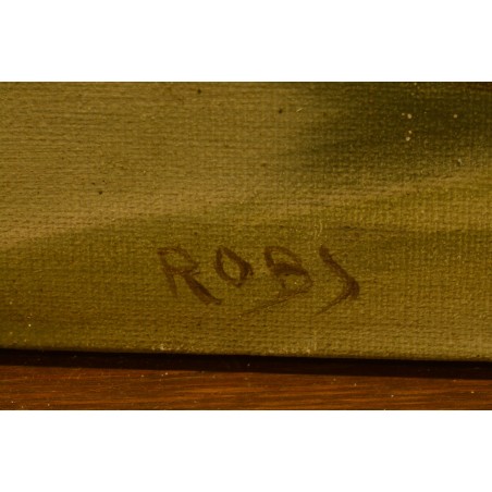 (P-379) Vana õlimaal, signeeritud (P-379) Vana õlimaal, signeeritud