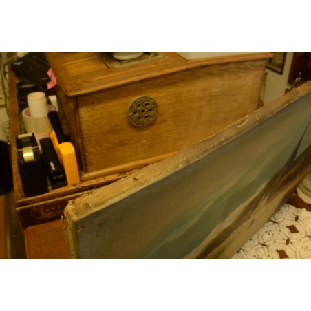 (P-379) Vana õlimaal, signeeritud (P-379) Vana õlimaal, signeeritud