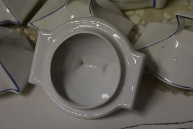 (n-453/1) Portselanist kuivainetoosid, komplekt 5tk