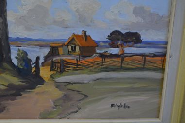 (P-759) Raamitud maal, signeeritud