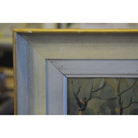 (P-759) Raamitud maal, signeeritud