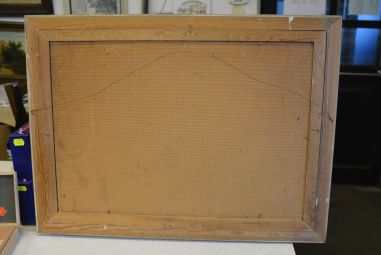 (P-759) Raamitud maal, signeeritud