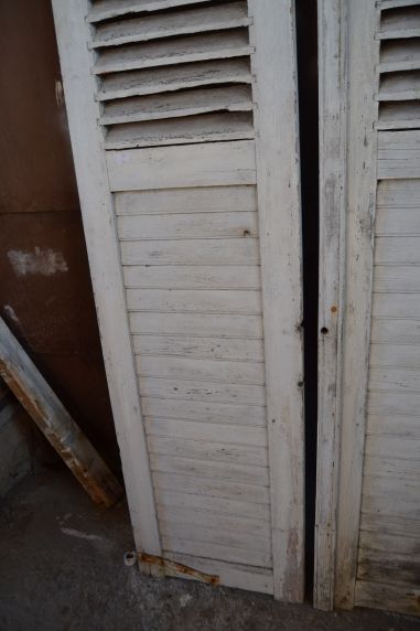 (11-477/1) Vanad prantsuse uksed, akna framuugid, 2 tk komplektis