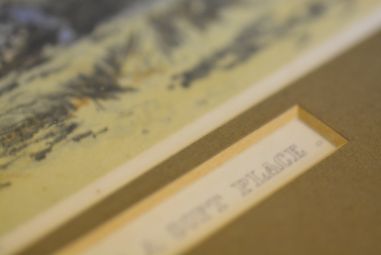 (P-760) Hablot Knight Browne, raamitud vana trükk "Inglise jaht"