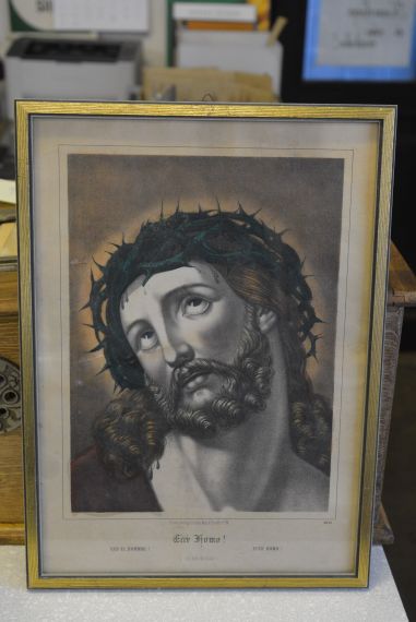 (P-771) Raamitud vana usuteemaline pilt