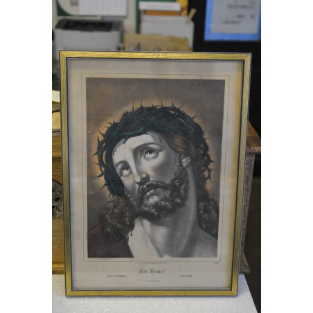 (P-771) Raamitud vana usuteemaline pilt (P-771) Raamitud vana usuteemaline pilt