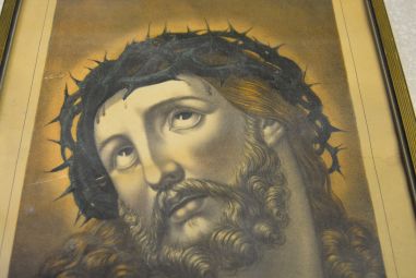 (P-771) Raamitud vana usuteemaline pilt