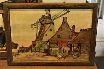 (P-407)  Raamitud maal "Maal", signeeritud