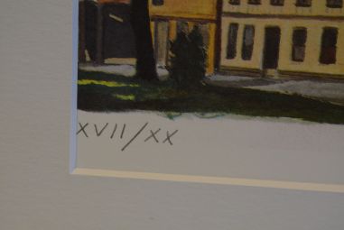 (P-772) Raamitud töö "Linnavaade" 70/89