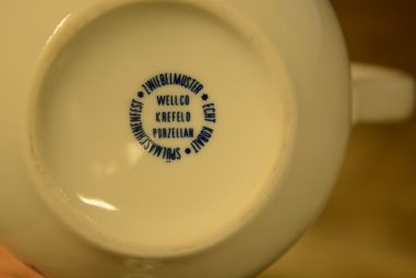 (n-2364)  Echt Kobalt, Wellco Krefeld kann, sibulamustriga