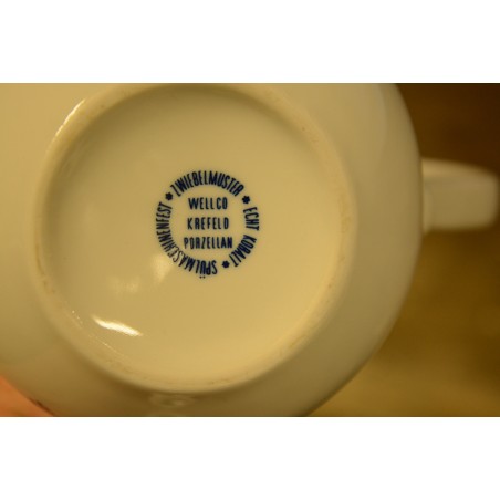 (n-2364)  Echt Kobalt, Wellco Krefeld kann, sibulamustriga