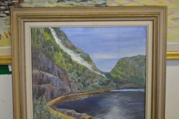 (n-783) Raamitud õlimaal, signeeritud 2