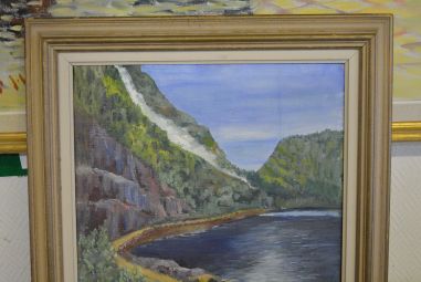 (n-783) Raamitud õlimaal, signeeritud