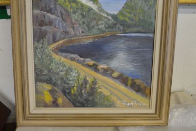 (n-783) Raamitud õlimaal, signeeritud