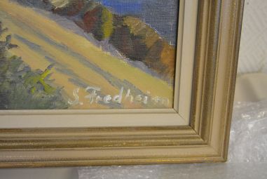 (n-783) Raamitud õlimaal, signeeritud