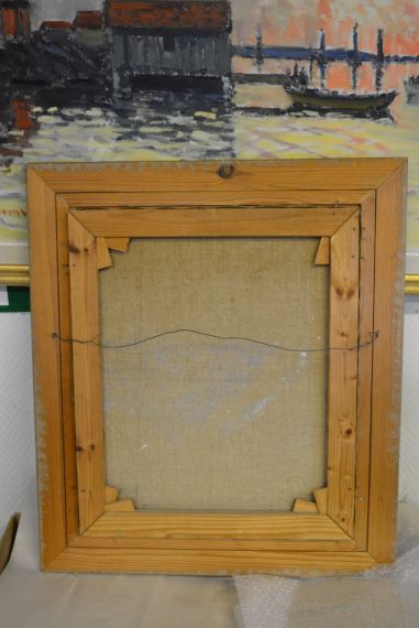 (n-783) Raamitud õlimaal, signeeritud