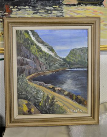 (n-783) Raamitud õlimaal, signeeritud