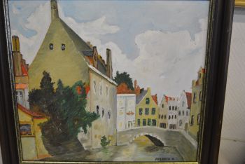 (P-784) Raamitud õlimaal, signeeritud 2