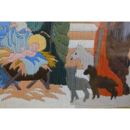 (P-793)  Tikitud usuteemaline pilt (P-793)  Tikitud usuteemaline pilt