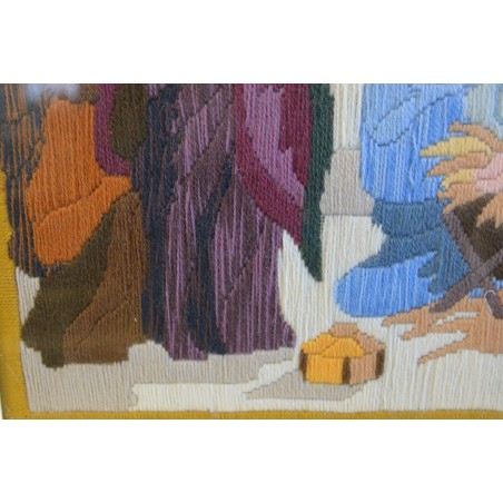 (P-793)  Tikitud usuteemaline pilt (P-793)  Tikitud usuteemaline pilt