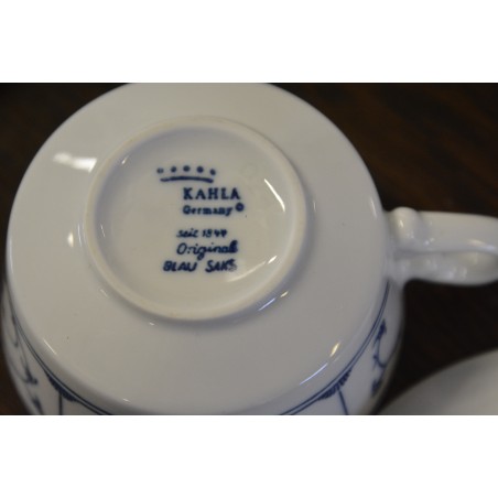 (n-4507/6) Jäger Eisenberg, Original Blau Saks, kohvitassid-taldrikud, 4tk