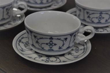 (n-4507/6) Jäger Eisenberg, Original Blau Saks, kohvitassid-taldrikud, 4tk